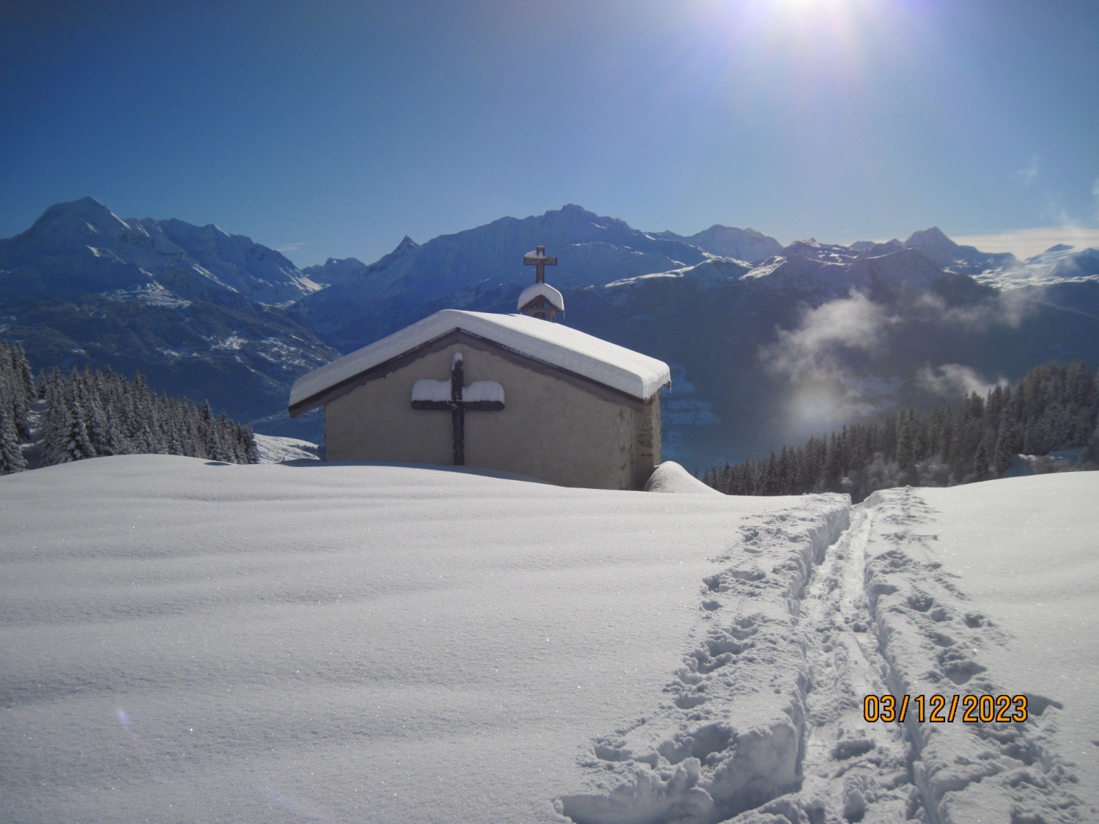 #2 St Barnabé sur fond du Mont Pourri St Barnabé sur fond du Mont Pourri