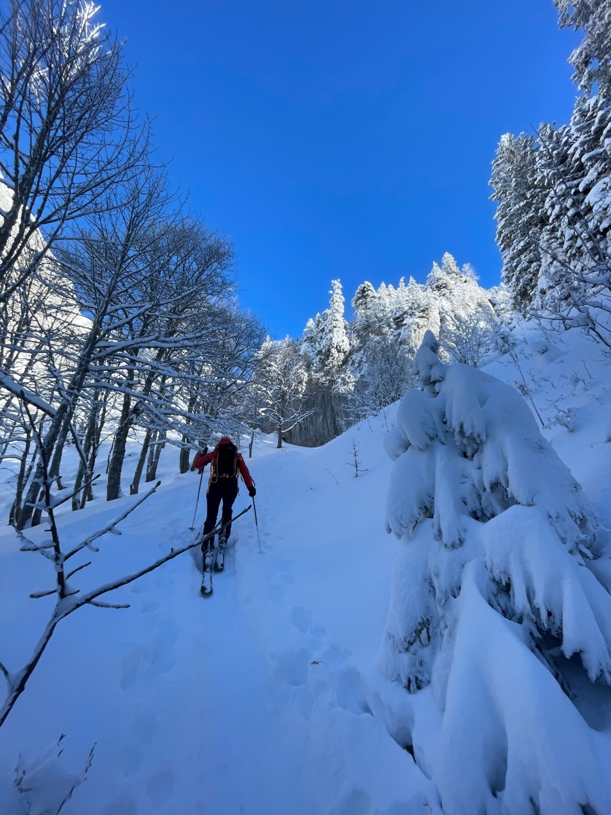 &nbsp;Après la pente sud