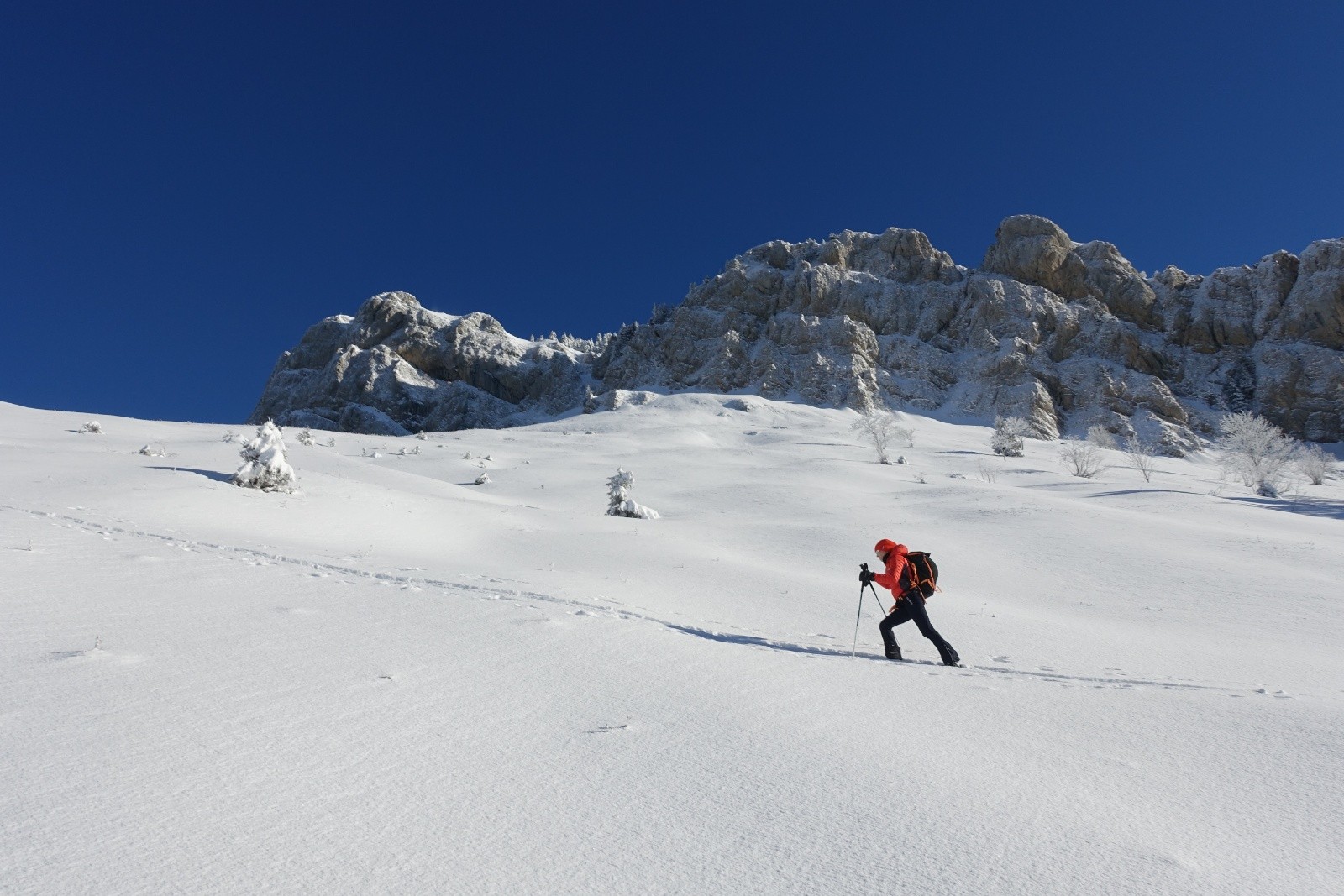 Remontée pour profiter de notre trace&nbsp;