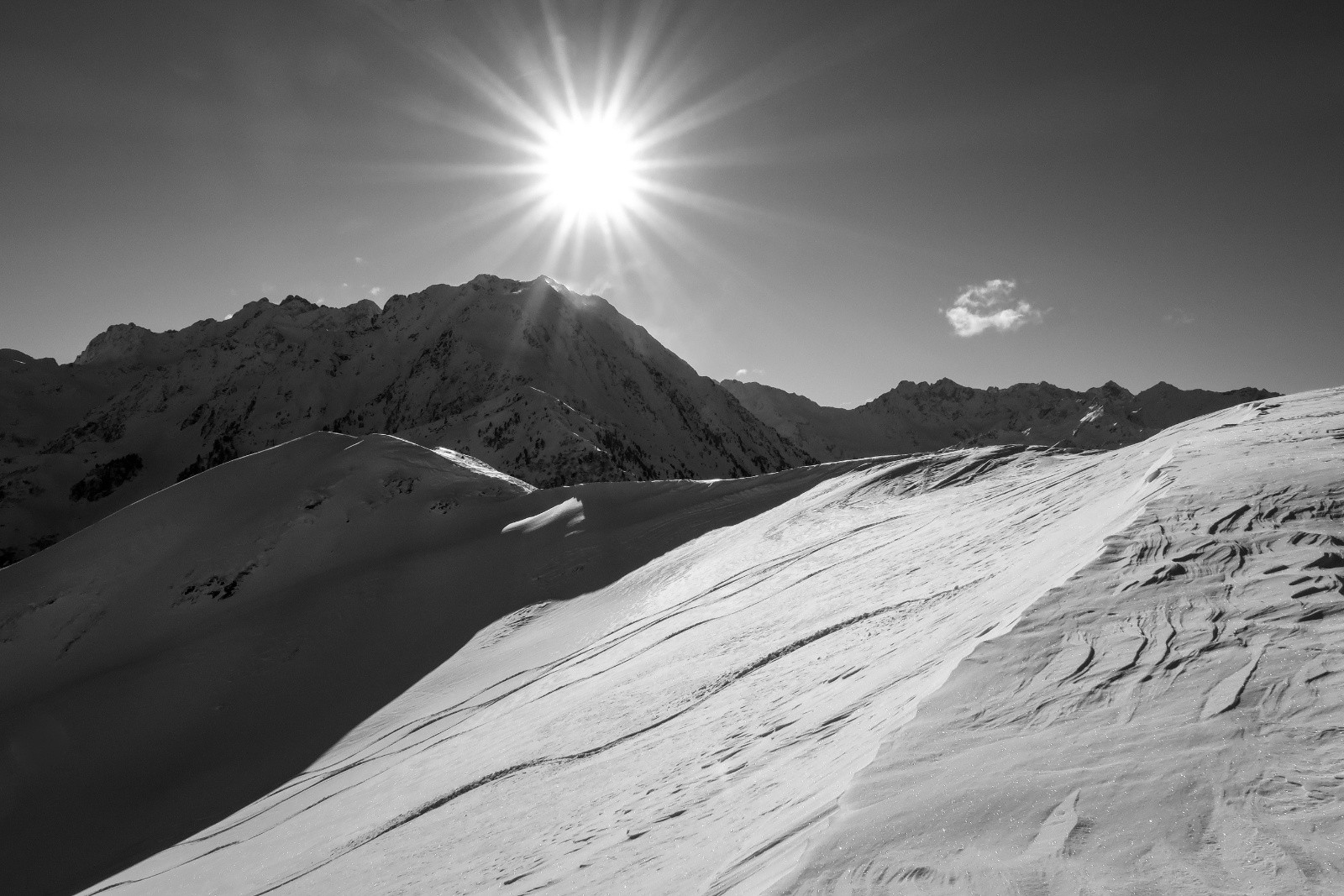 Remontée à la crête