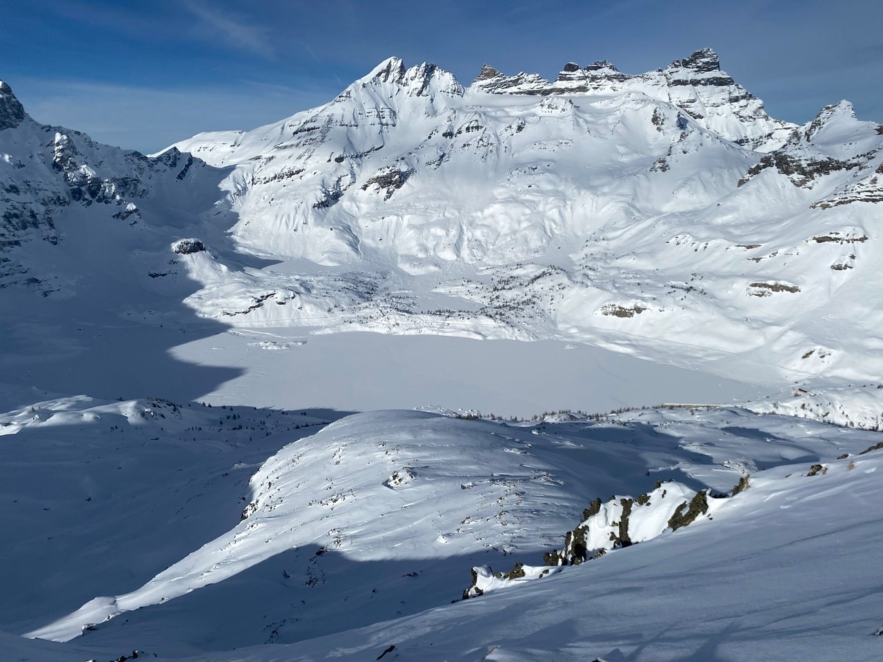 Dents du Midi et Lac de Salanfe
