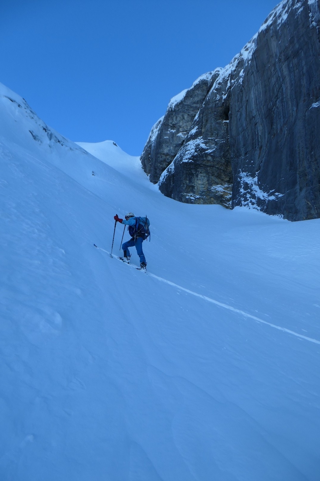#93 Jour 3 : traçage en cours pour le col de la Tour Salière Jour 3 : traçage en cours pour le col de la Tour Salière