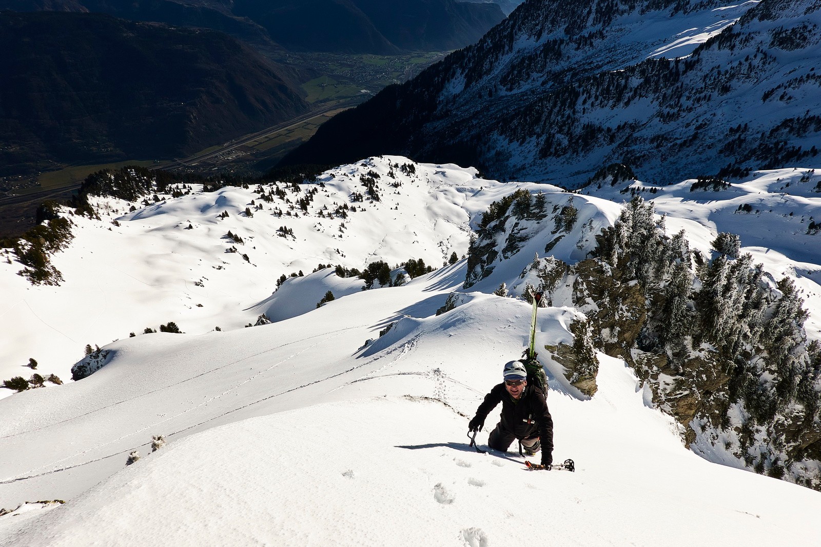 Final alpin en crampons...