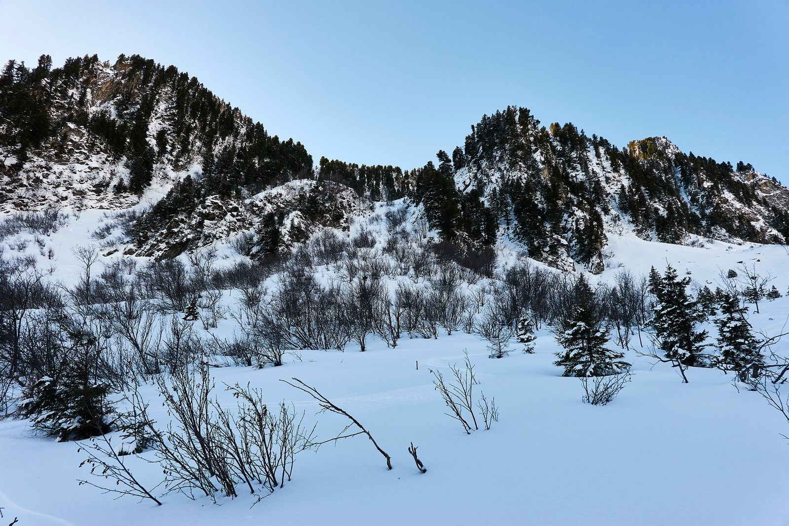 Section basse de la combe, ça passe de partout !