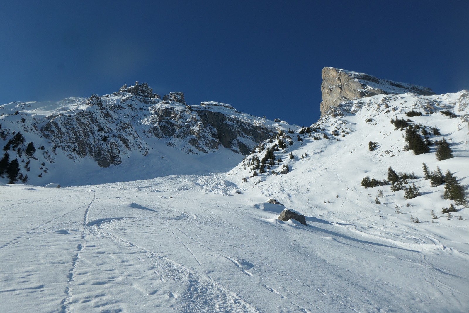 #54 Jour 4 : ski plaisir après le couloir Jour 4 : ski plaisir après le couloir