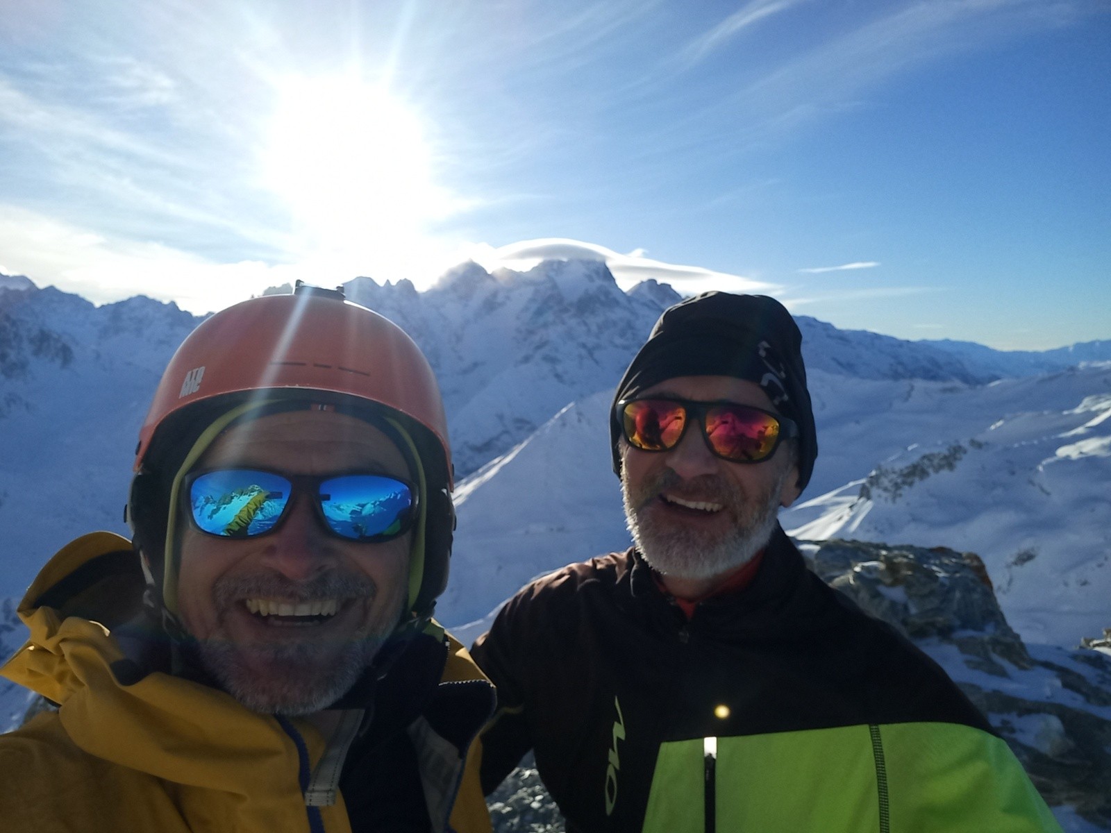 &nbsp;le sourire en dit long (sommet de la Tête noire)
