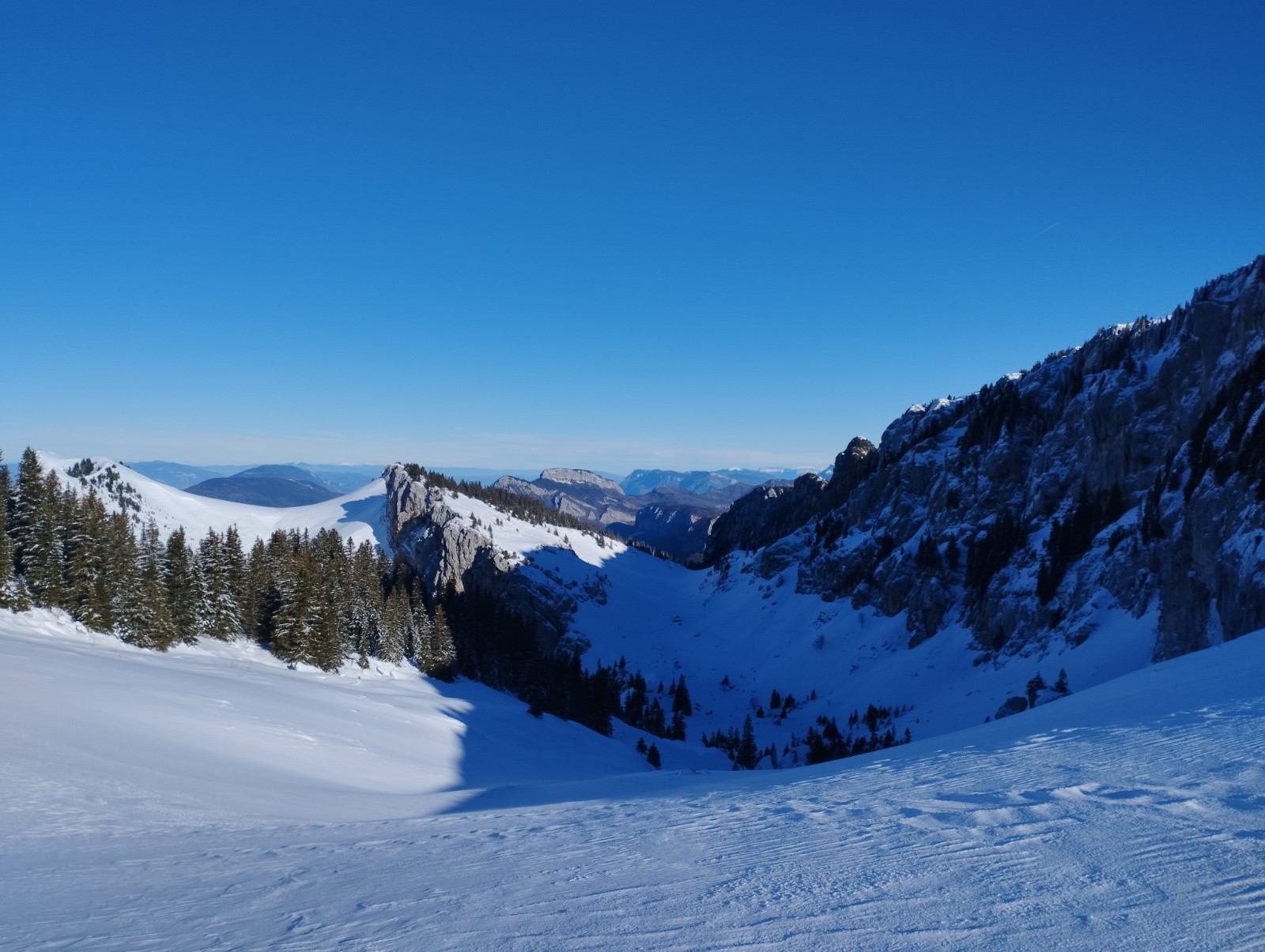 Col de Bovinant depuis le Col de Mauvernay 