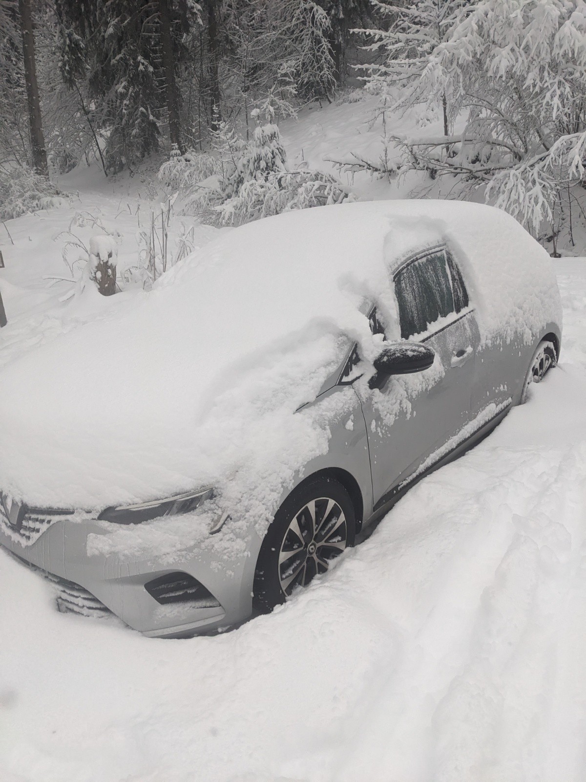 La voiture... récupérée le lendemain!
