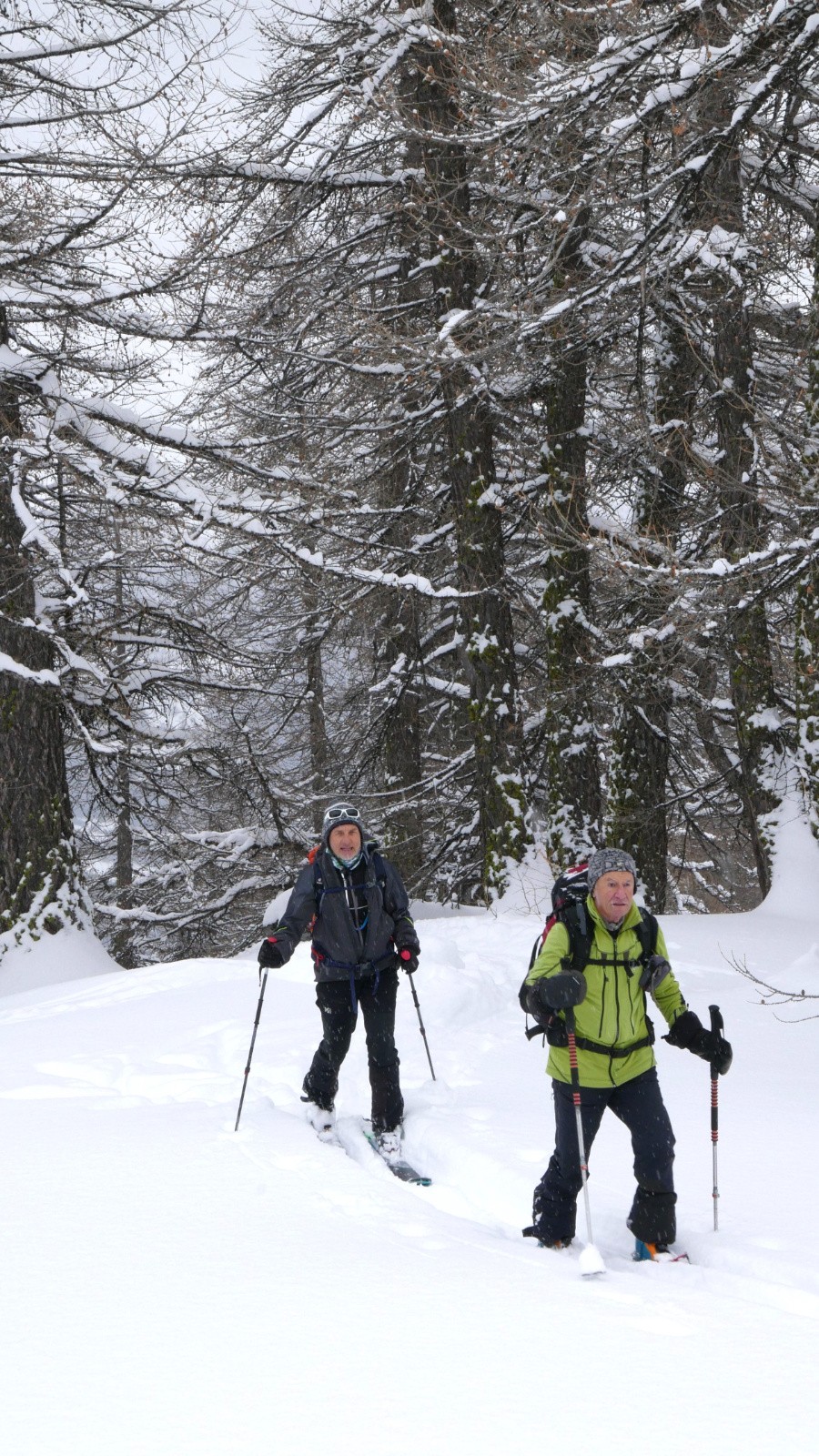 Arrivée à la cabane de l'Ubac.