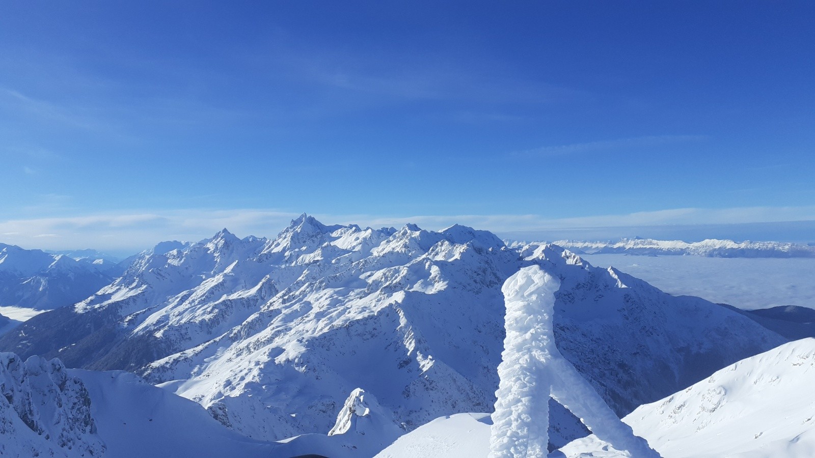Au sud de la Dent du Pra&nbsp;