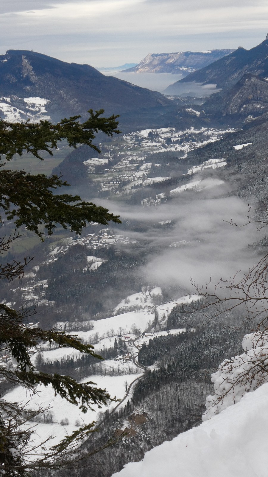 vue du belvédère de None 