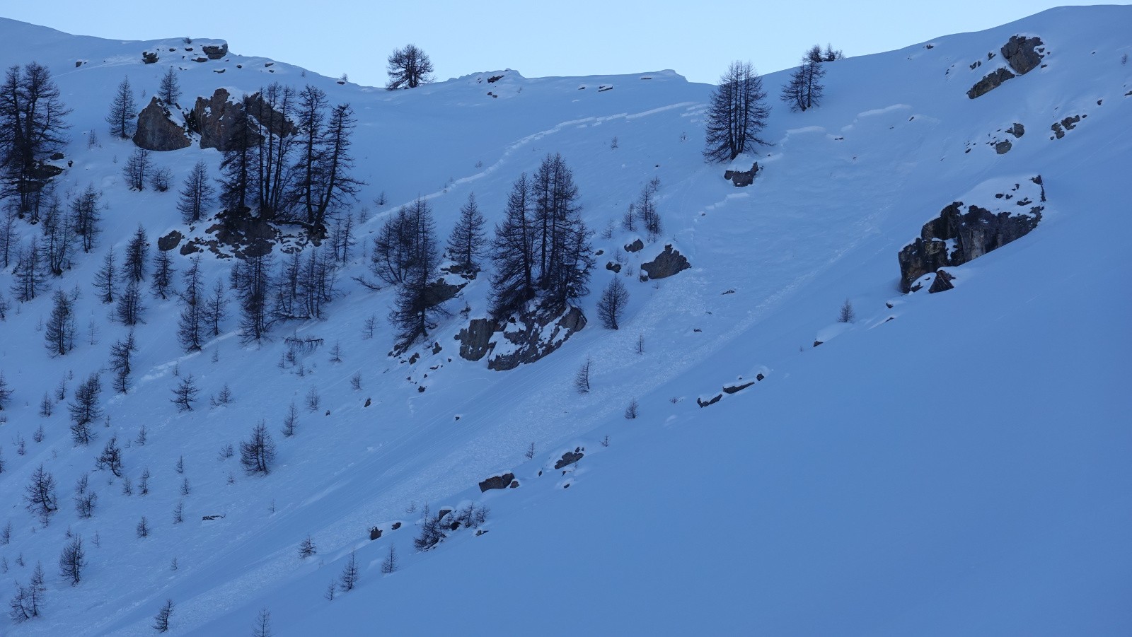 2 belles plaques parties entre l'Alpet et le Rocher Blanc