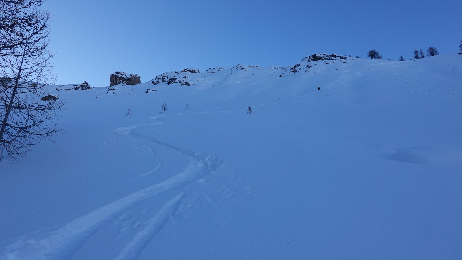 Du bon ski dans la Combe d'Aunos