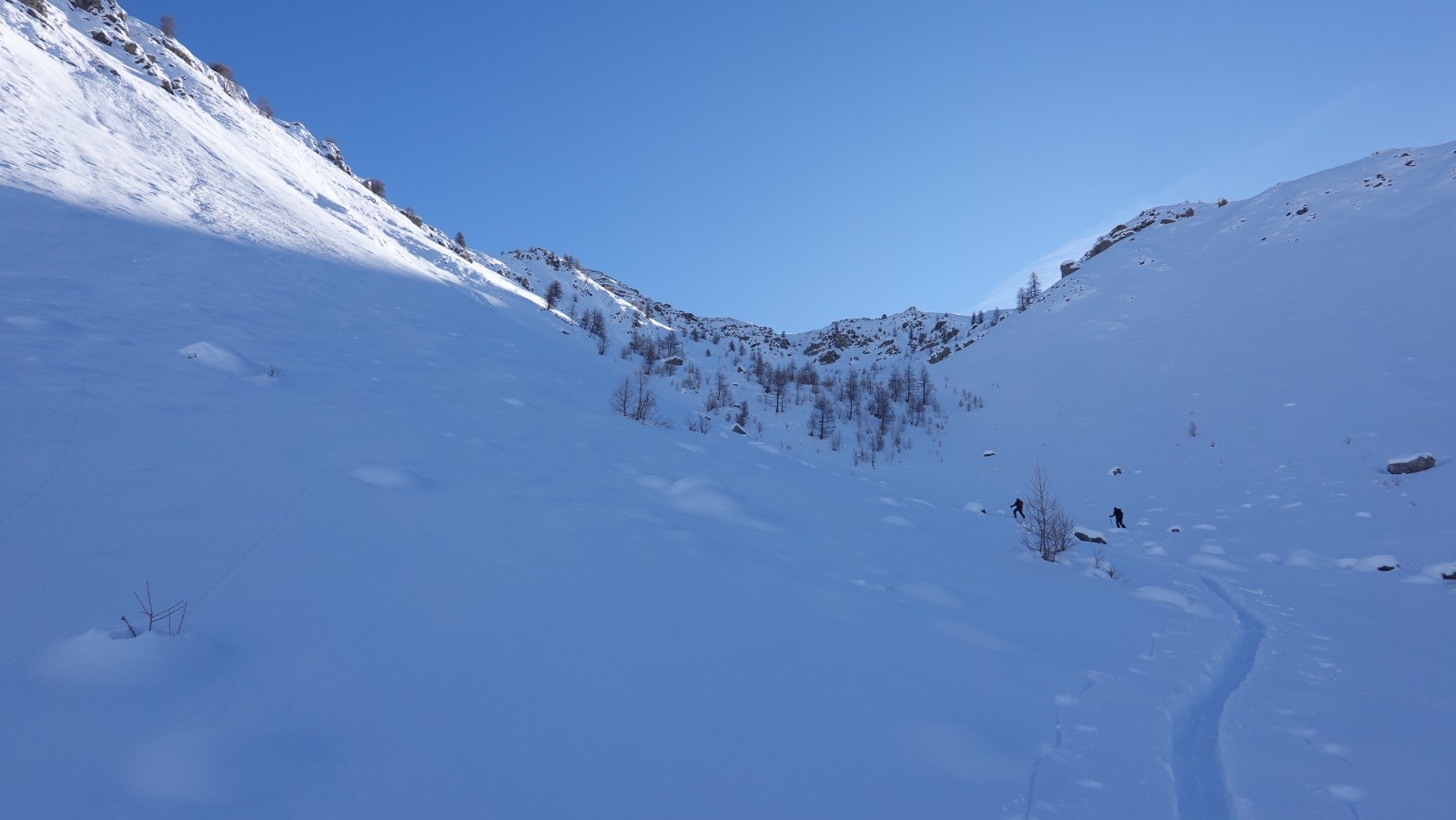 Vers le haut de la Combe de la Seti