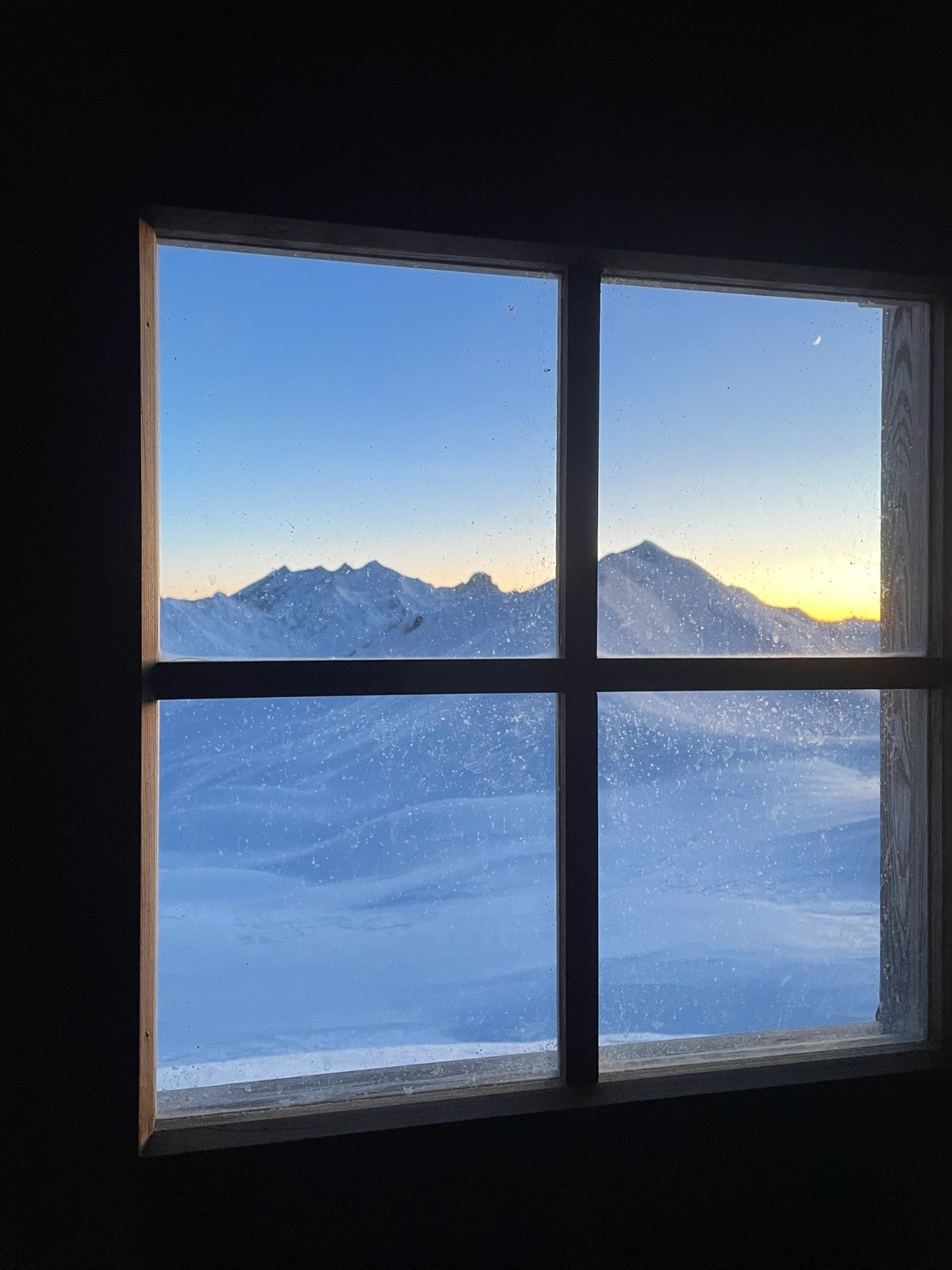 Vue du refuge