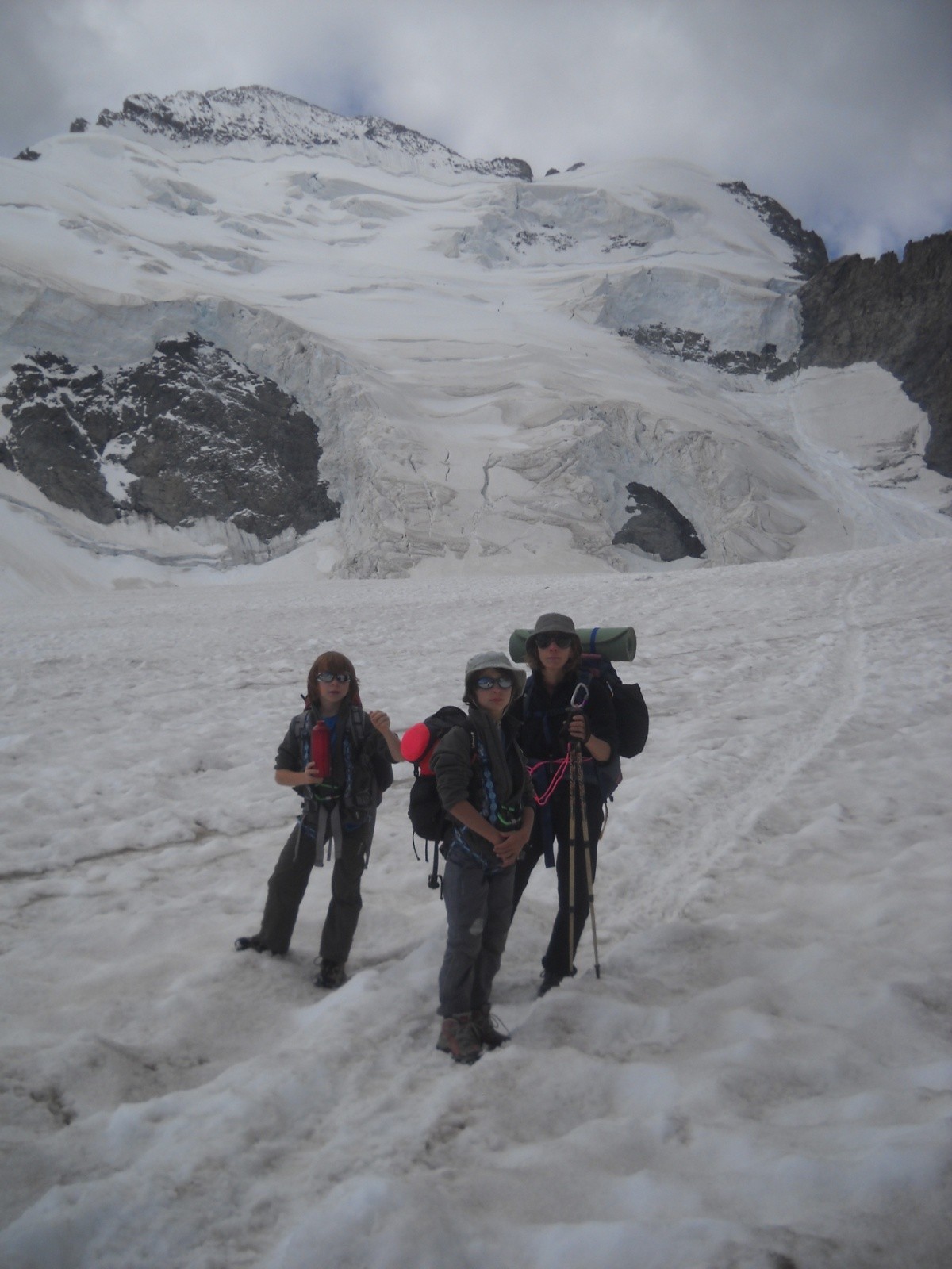 Après le Dôme, avant de redescendre par le Col des Ecrins