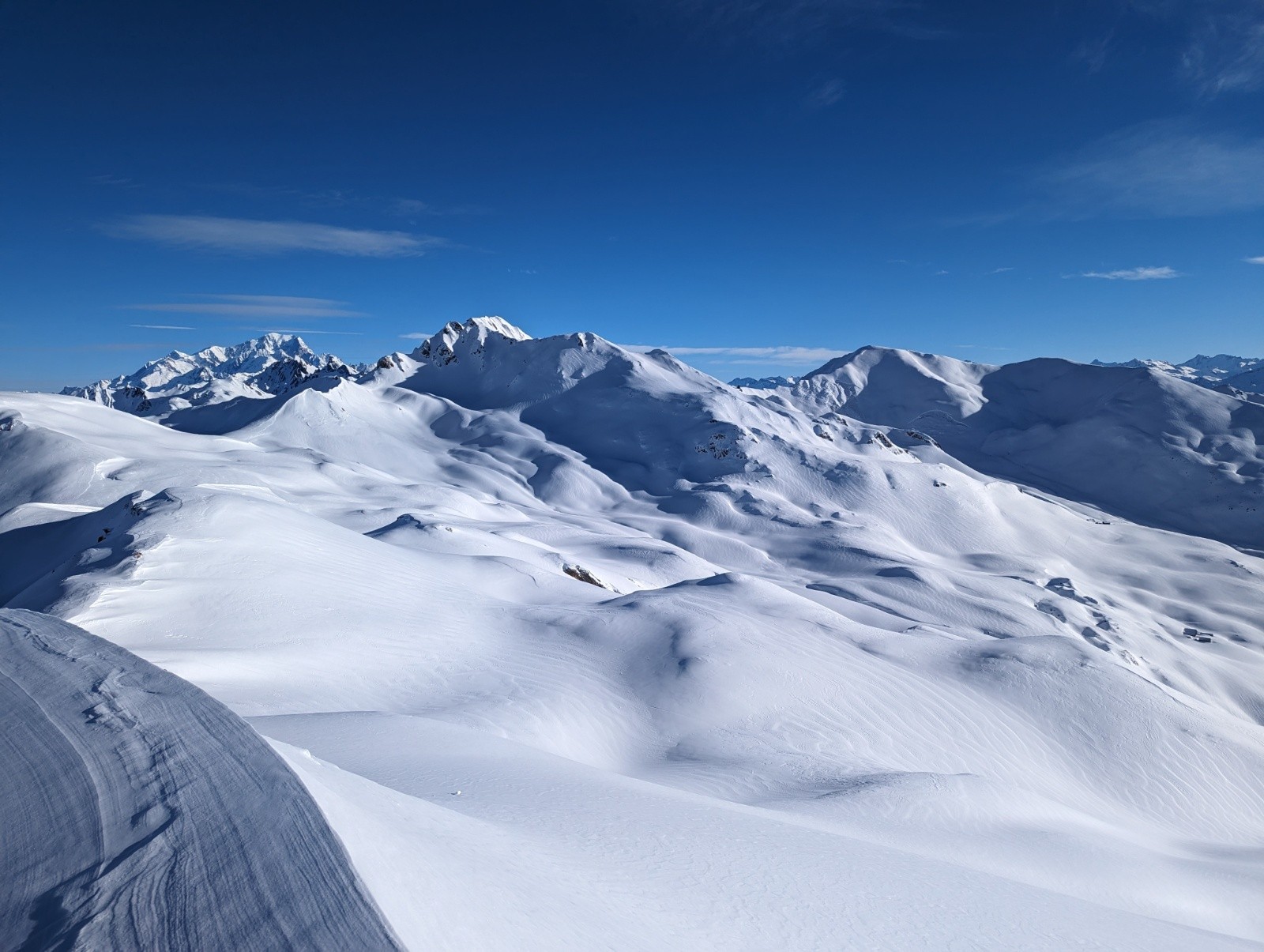 Crêt du Rey et Mont Blanc