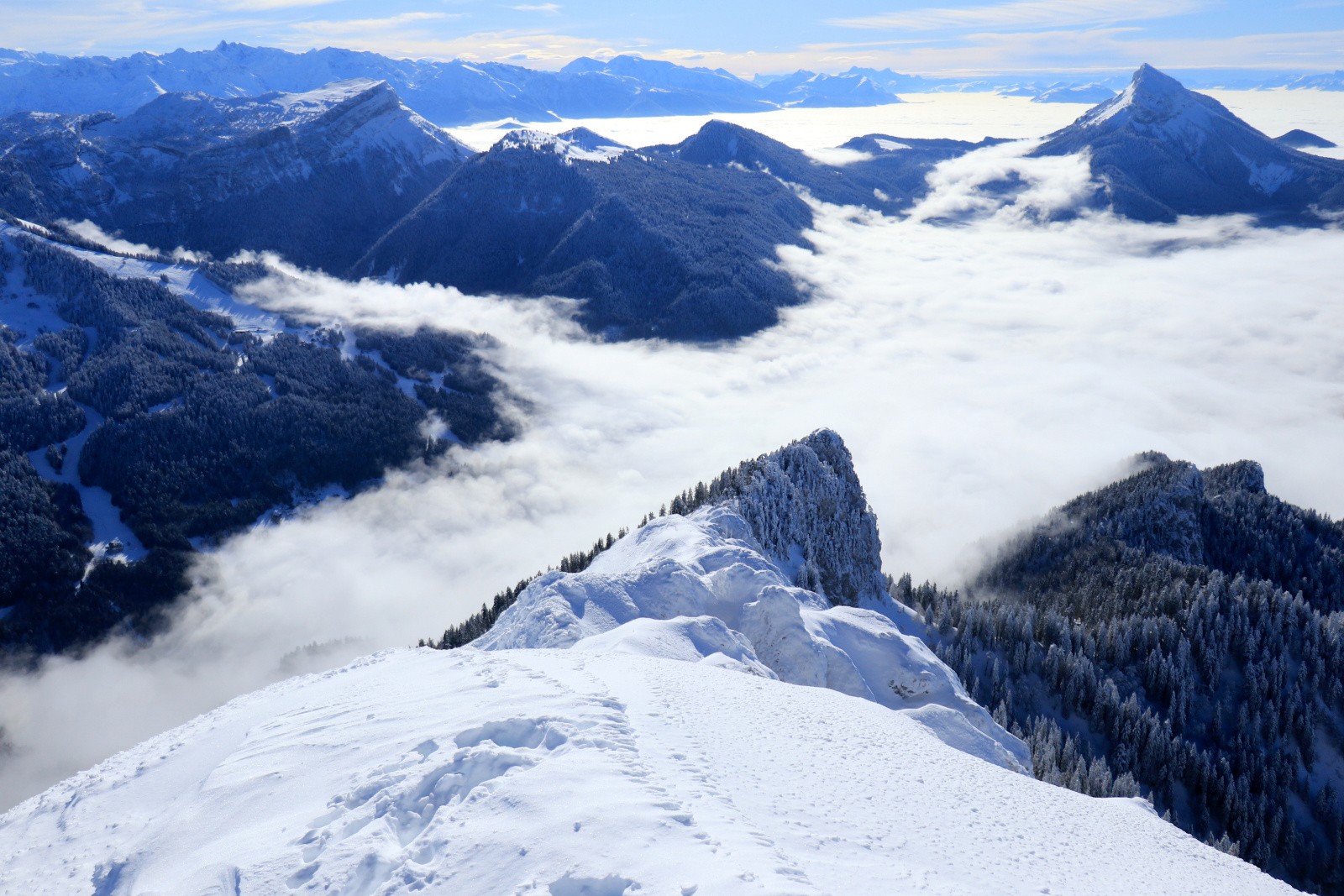 Côté Sud depuis le sommet