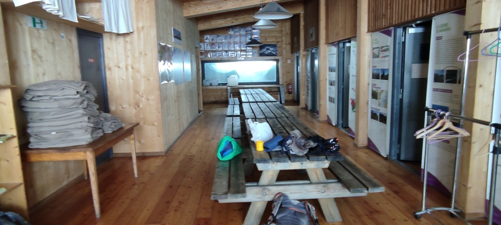 Intérieur du refuge de presset,&nbsp;