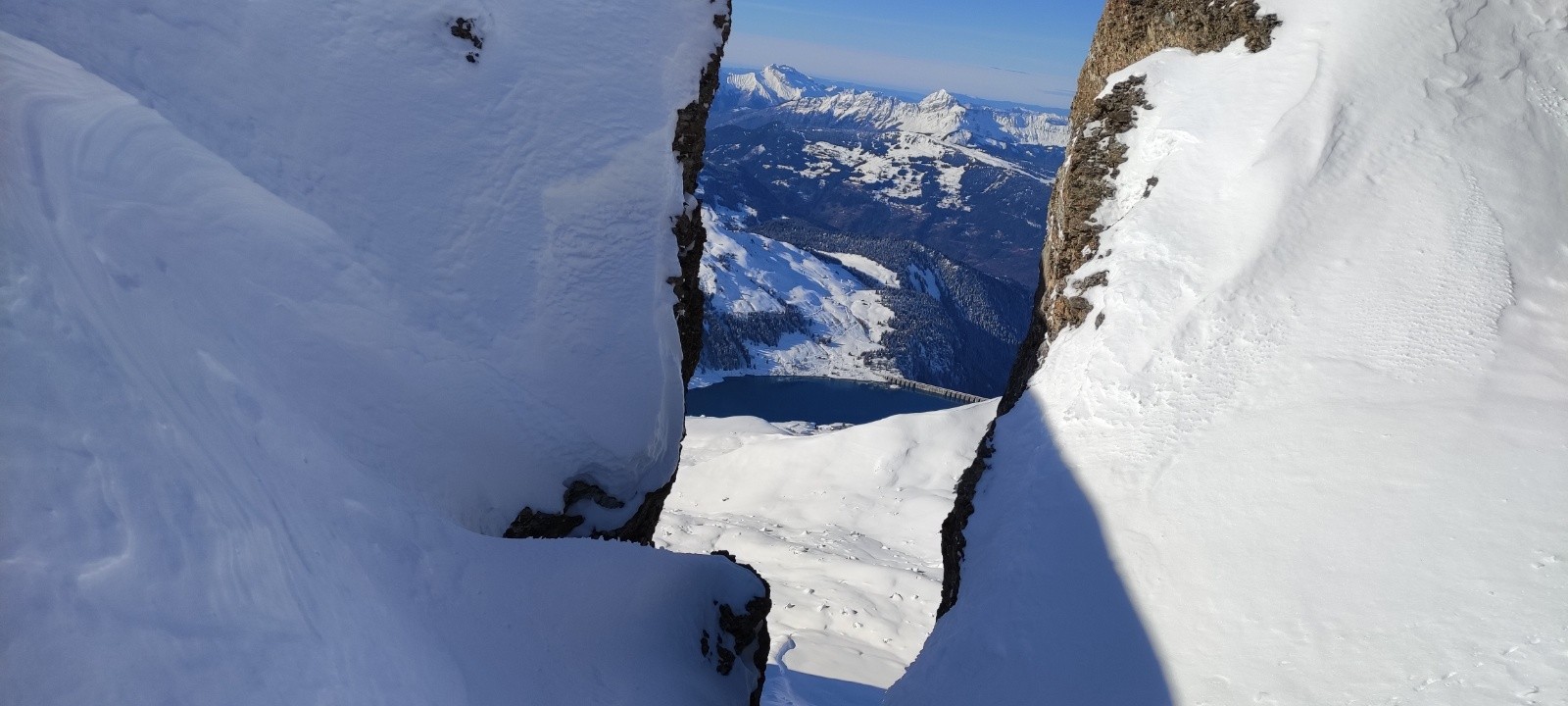 Sommet de la pointe de Presset, barrage de Roseland