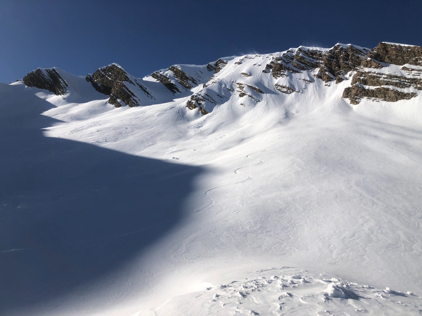 Descente SE de Chante Perdrix