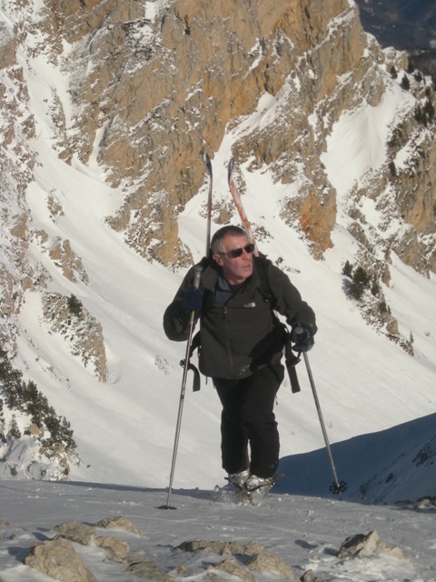 couloir Pas de la Ville : arrivée de Jean-Paul