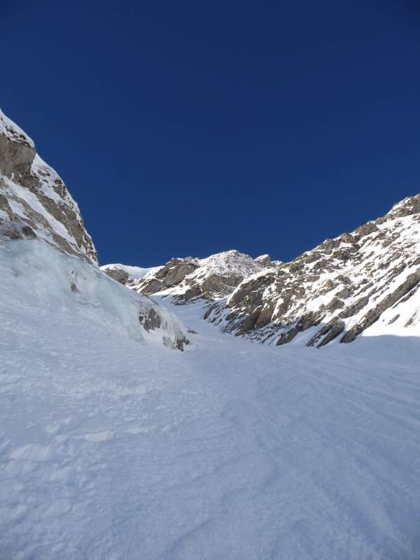 Pte de Nantaux : Couloir d'accès du bas