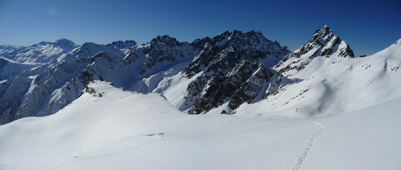 vers le sud : vue panoramique