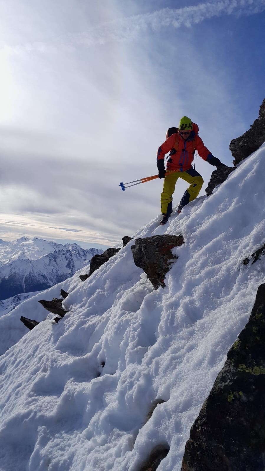 &nbsp;le BG easy dans la descente du Fallère