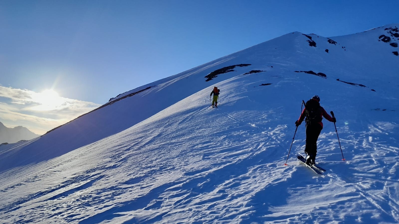 remontée a la Pointe Leysser&nbsp;