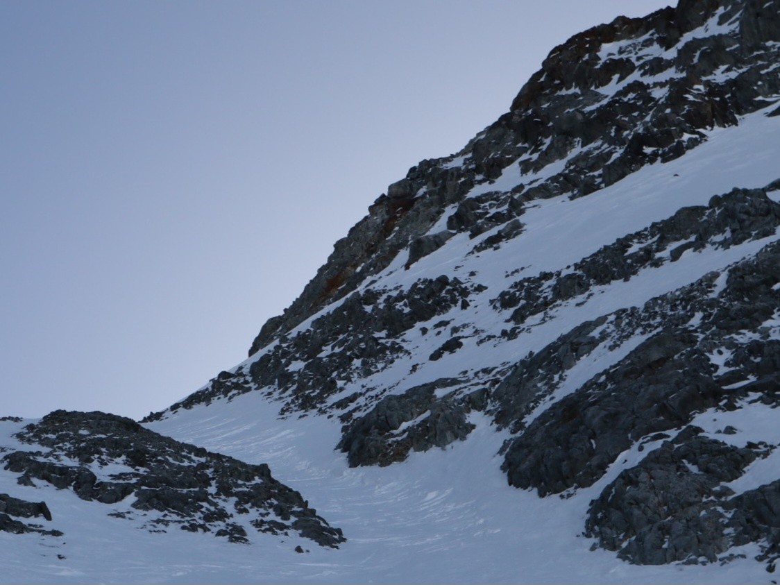 &nbsp;L'étroiture après mon passage. 4-5 virages en \
