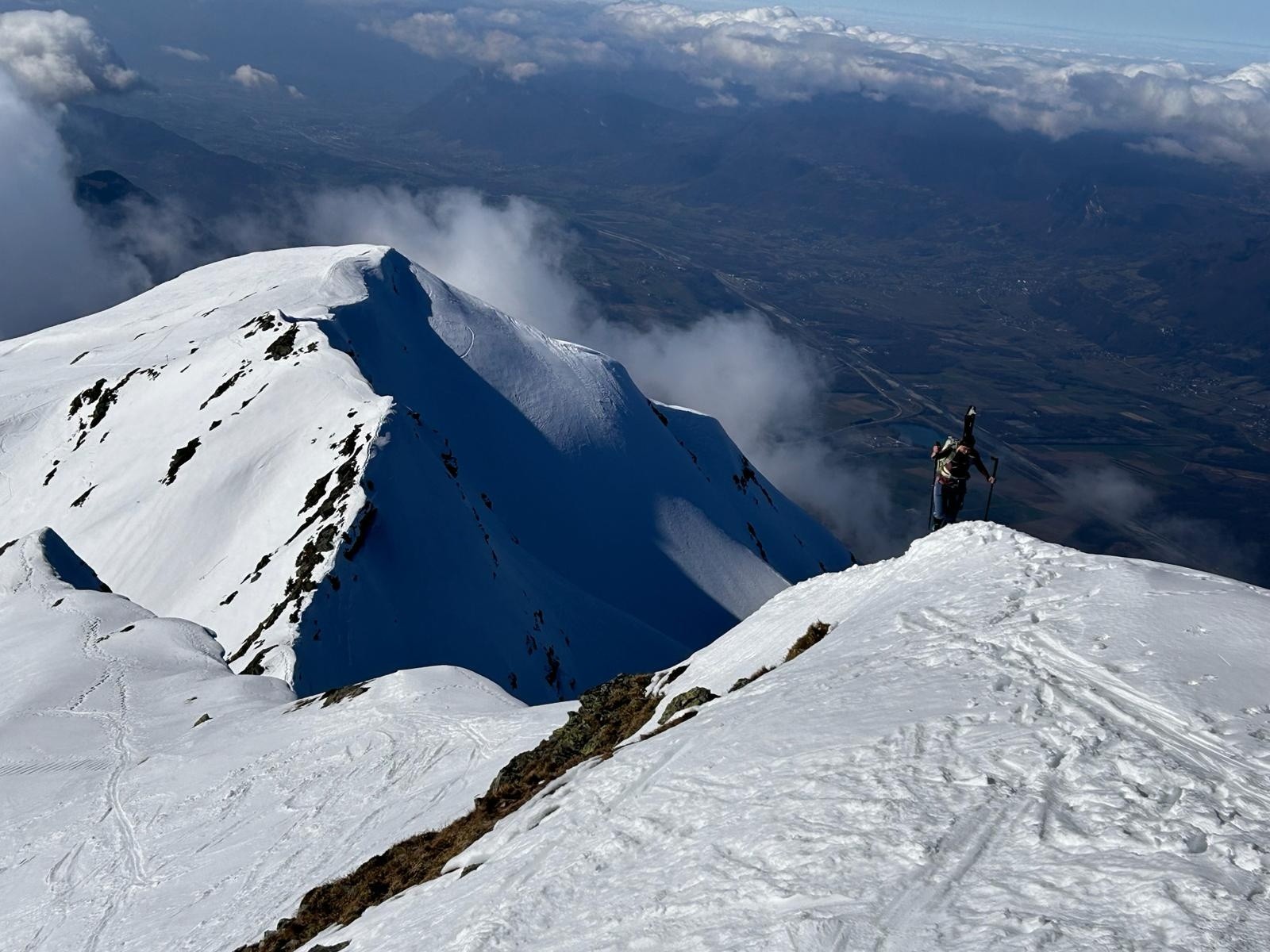 Arrivée au Grand Arc