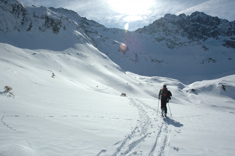 Tour du pic sud du Merlet : Et c'est reparti après le pique-nique au refuge du Merlet