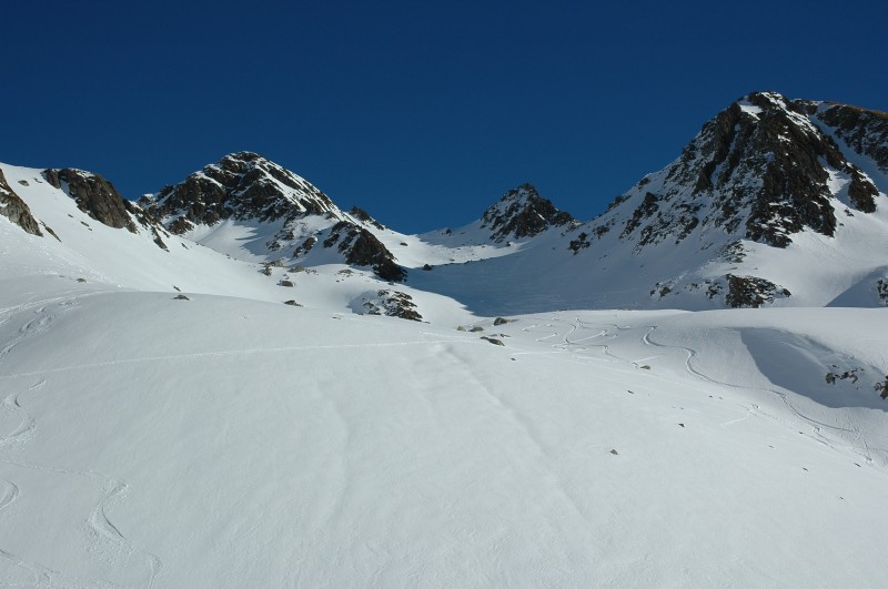 Tour du pic sud du Merlet : Le col de la Lavoire...objectif futur !