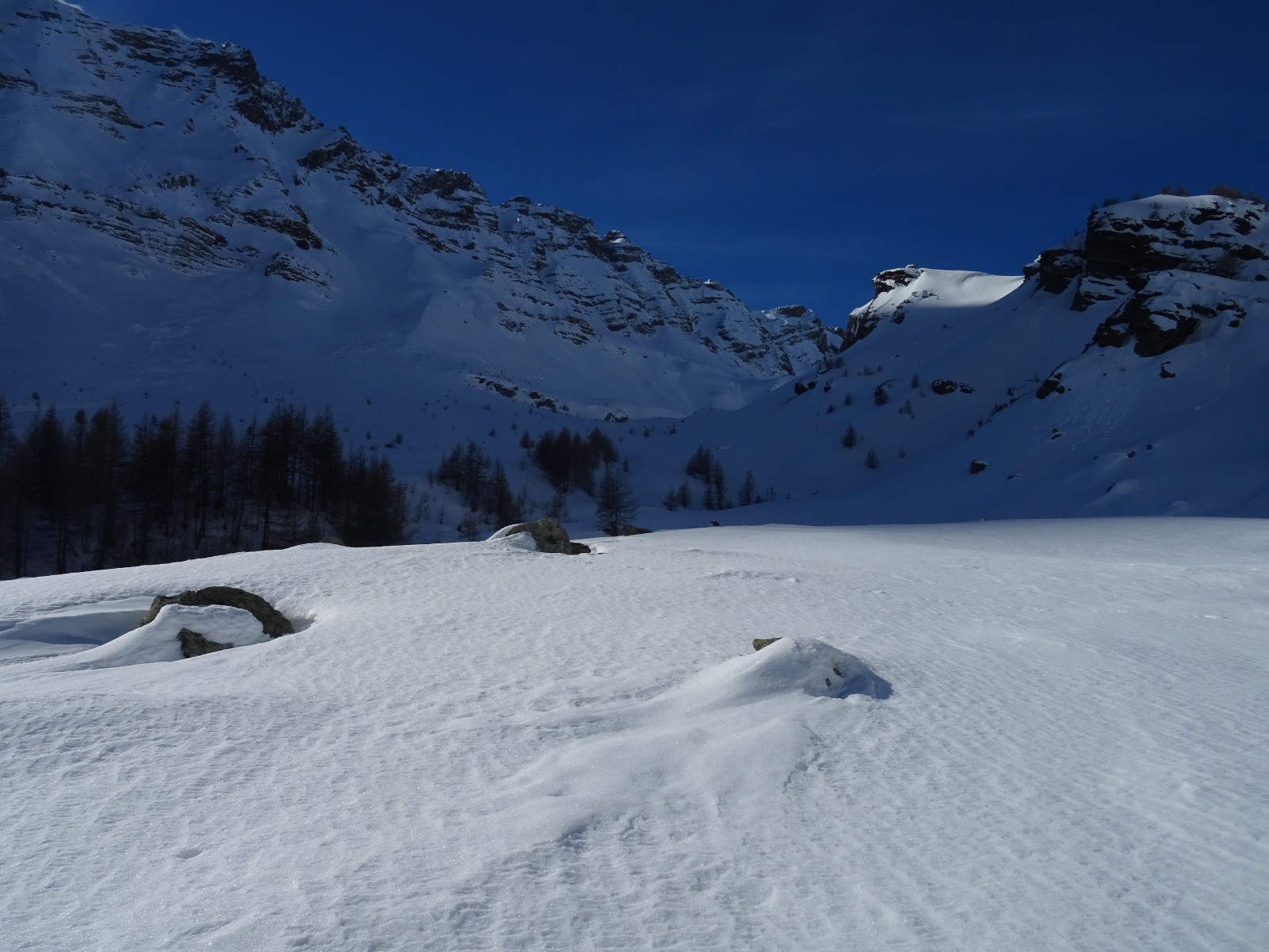 Enfin sur le replat supérieur