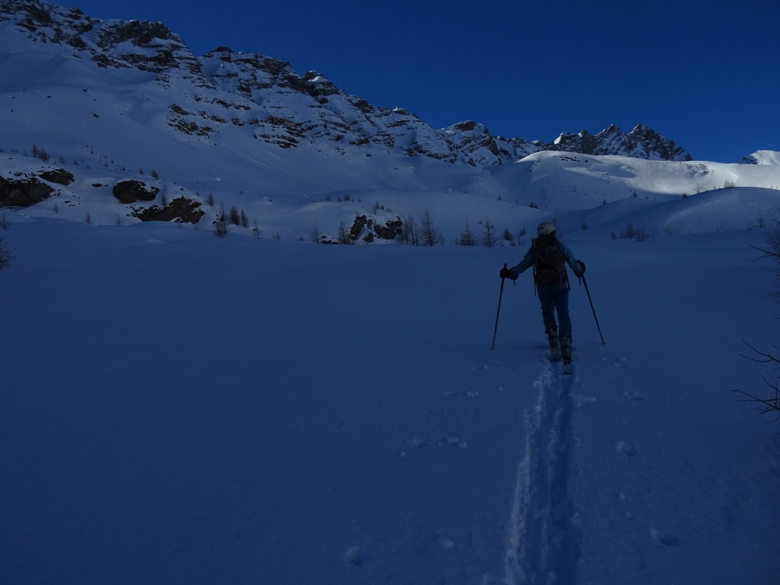 Et enfin à la trace