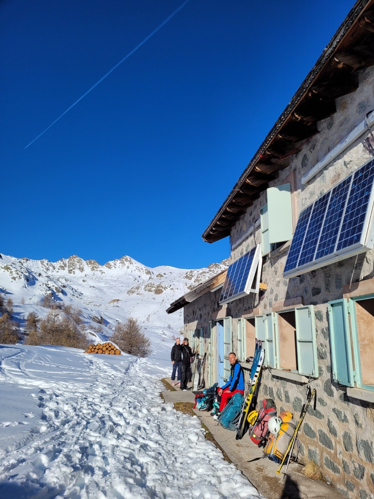 &nbsp;Départ du refuge des Merveilles&nbsp;