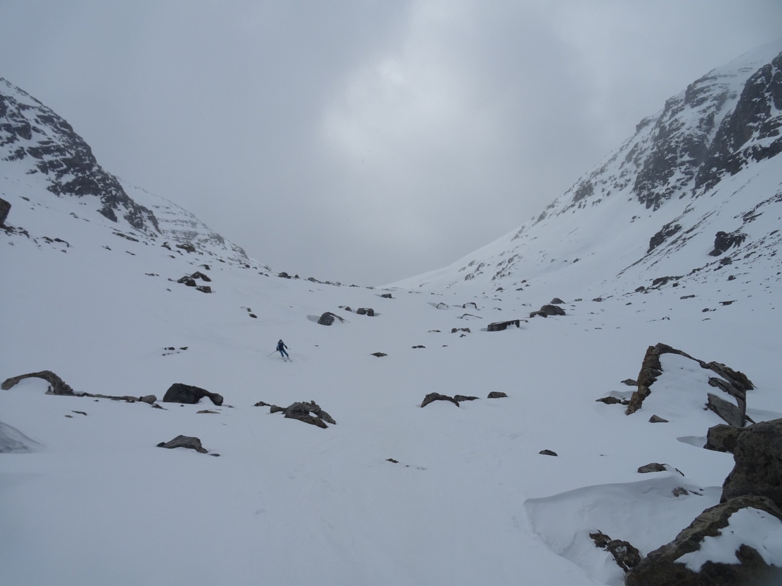 Pas si mal avec la pellicule de neige fraiche 