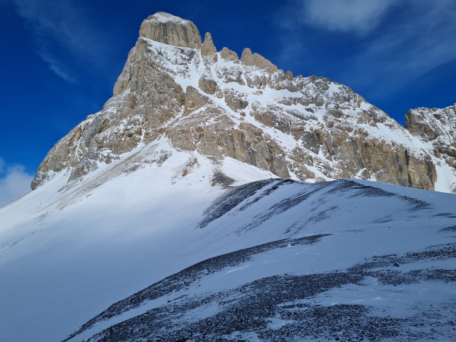 Aiguille Méridionale depuis col Lombard