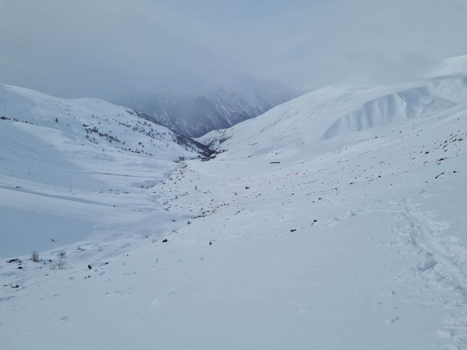 slalom entre les cailloux