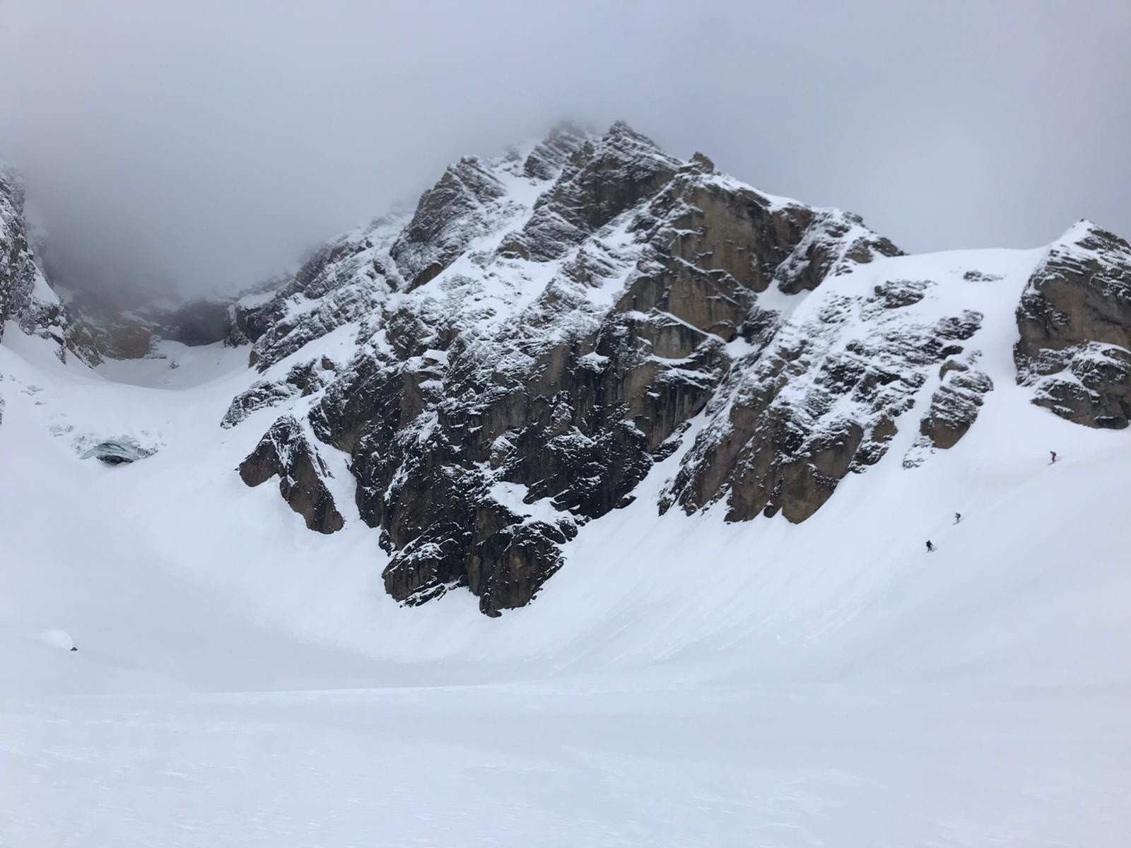 J2 Descente géniale sous l’Aiguille Centrale&nbsp;