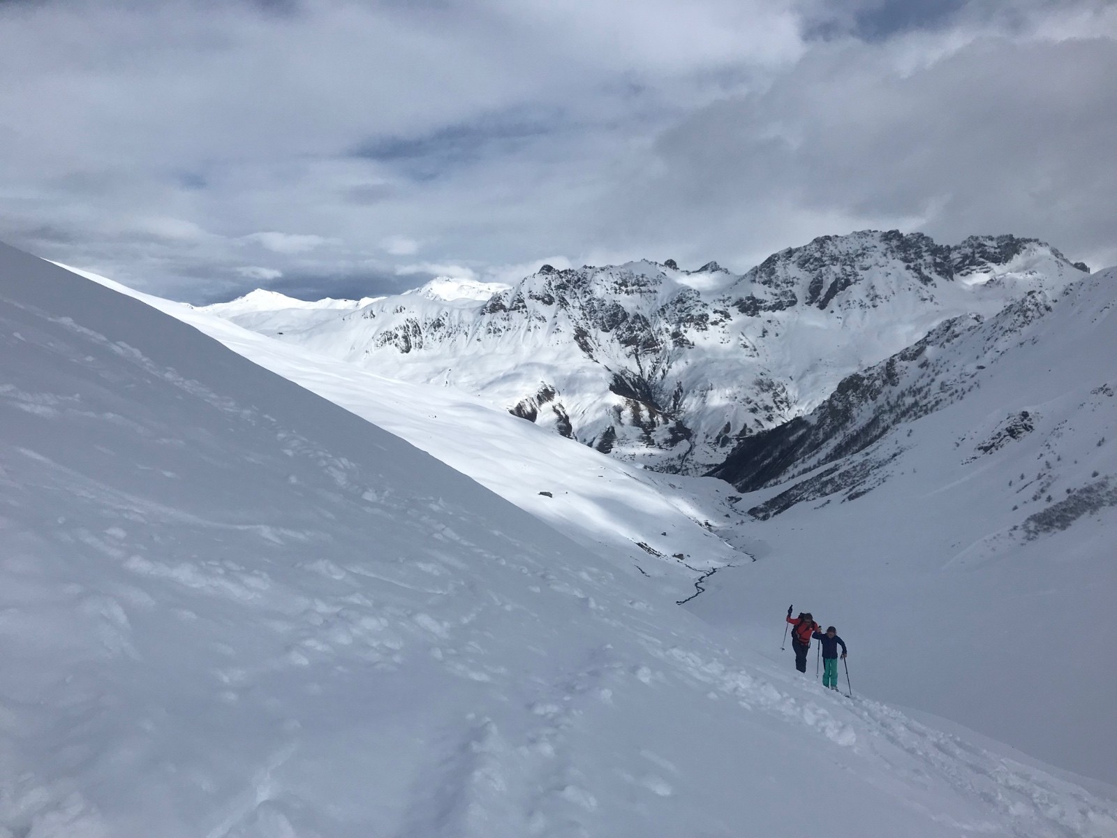 Au dessus du refuge en direction de l’Aiguille de l’Epaisseur