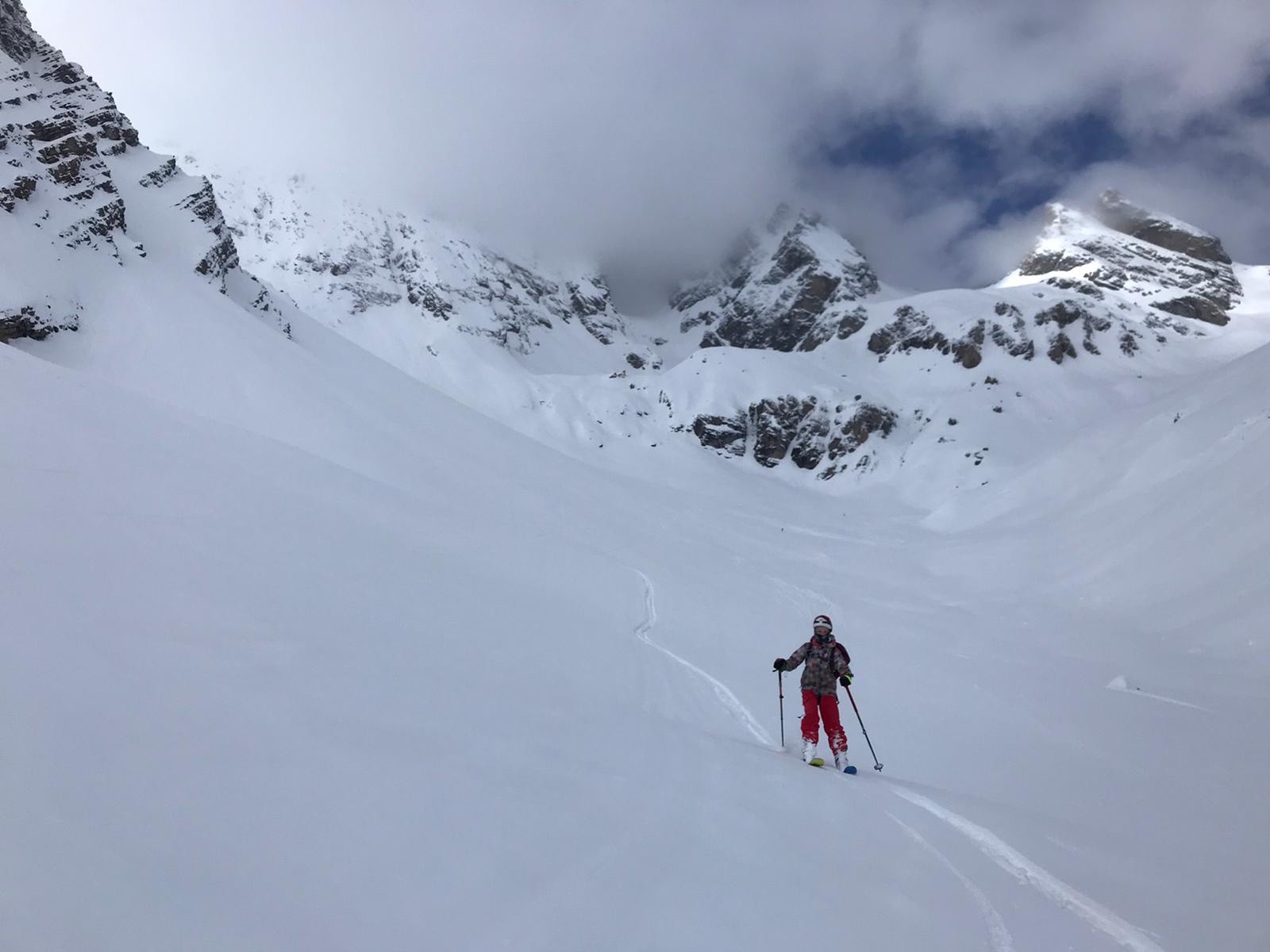 Un long vallon qui permet un peu de contemplation à la descente !