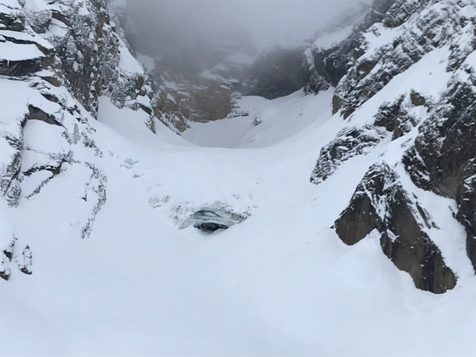 J2 descente sous le glacier du Gros Jean