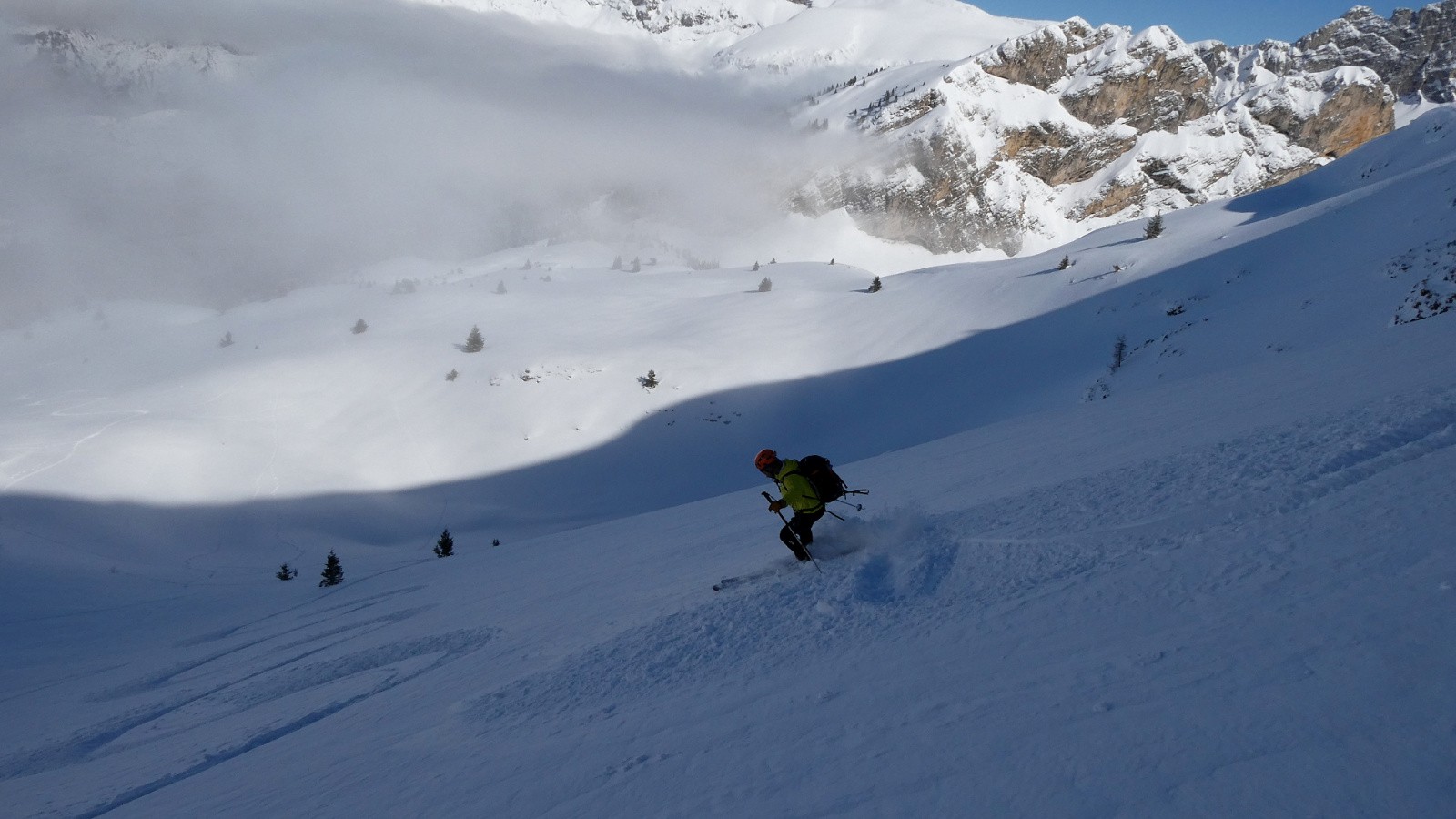 descente de la Corne 