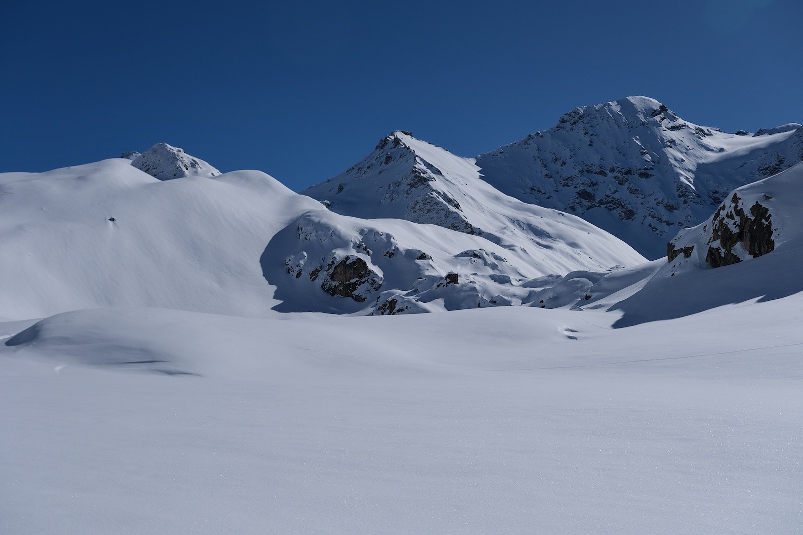 #8 Arête, Col et Pointe des Mines. Arête, Col et Pointe des Mines.