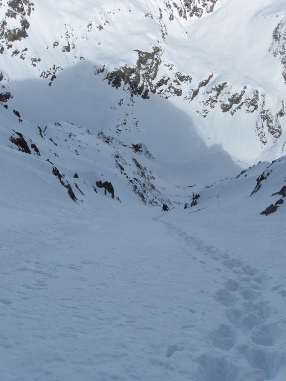 Haut du couloir : Les 800 m de face commencent à se sentir