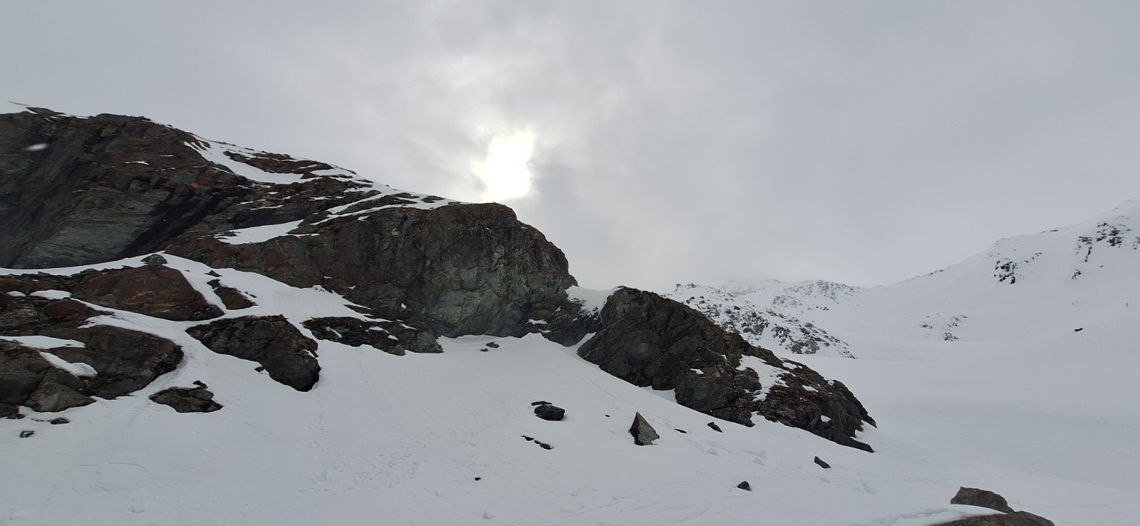 Le soleil va percer - Montée Valsorey