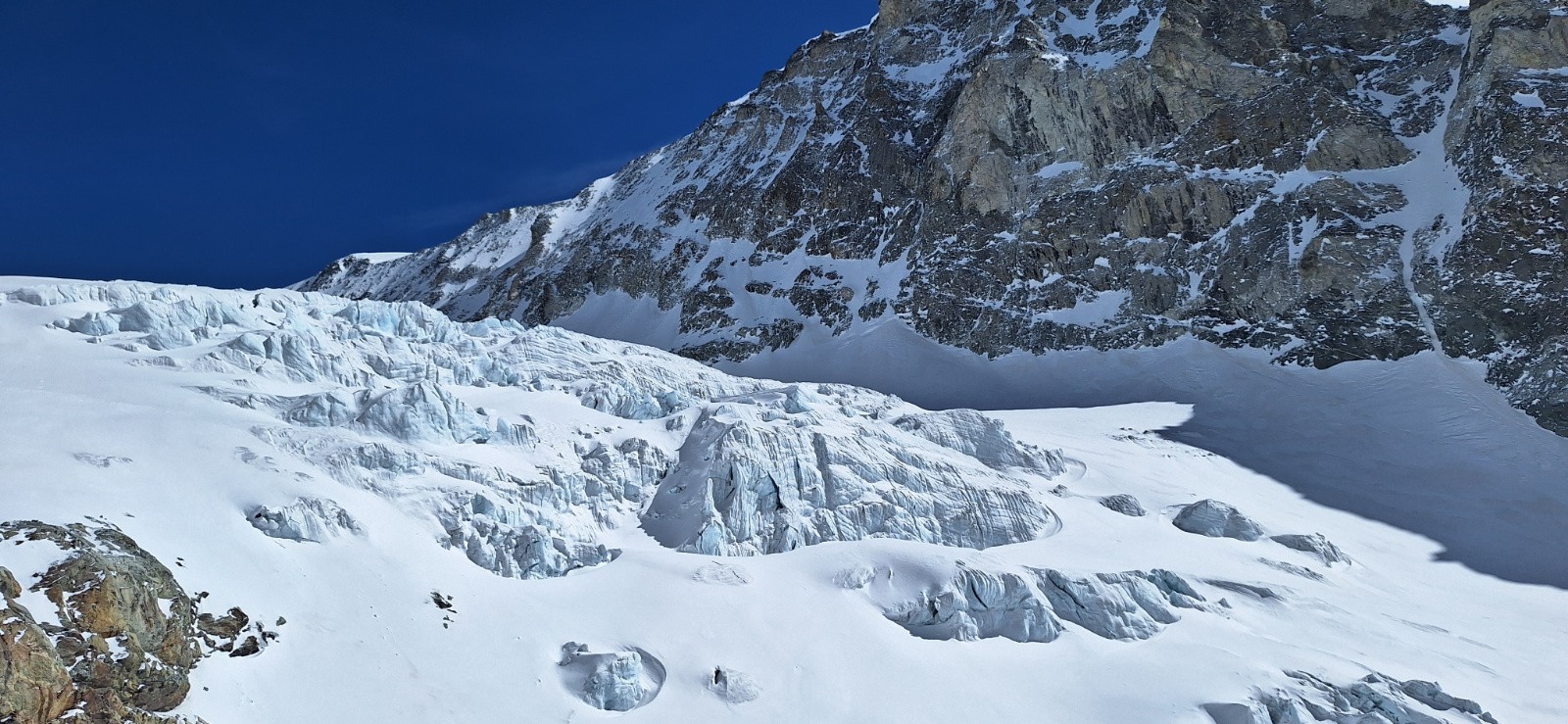 Les sérac Glacier de la Serpentine