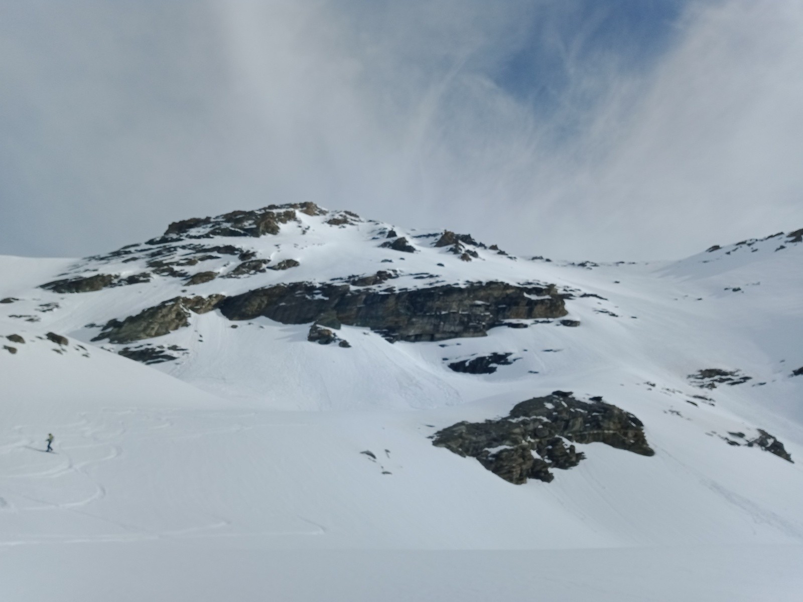  Sommet de l'Albaron vu du glacier du Colerin